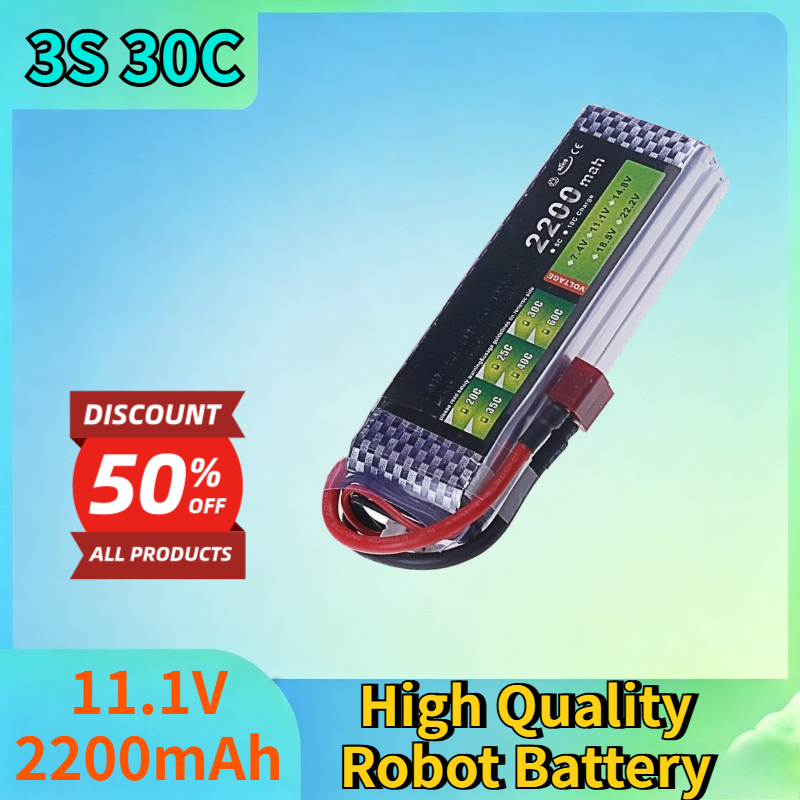 New 3S 30C 11.1V 2200mAh Li-po – обзор и цена Drone Battery 3S