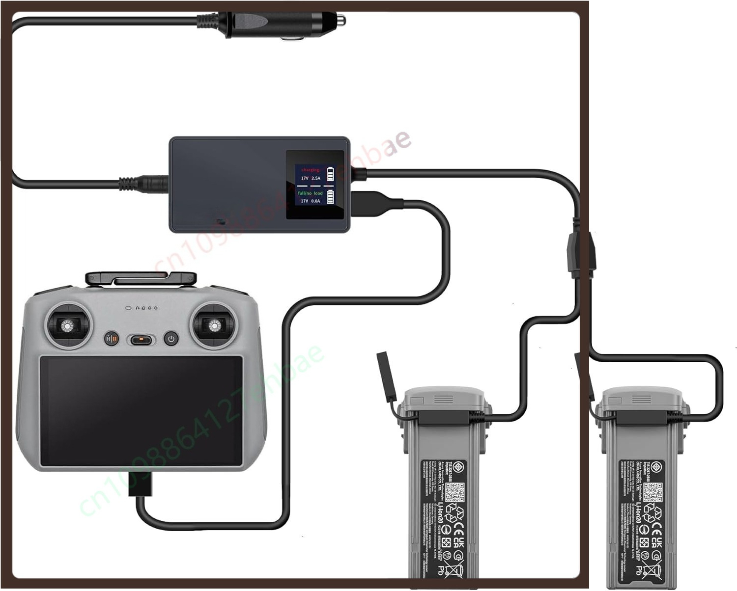 LCD battery car charger for DJ – обзор и цена Drone Battery 3S