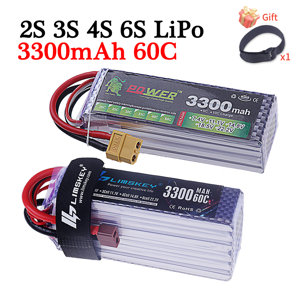 60C Lipo Battery 3300mAh 7.4V  – обзор и цена Drone Battery 6S