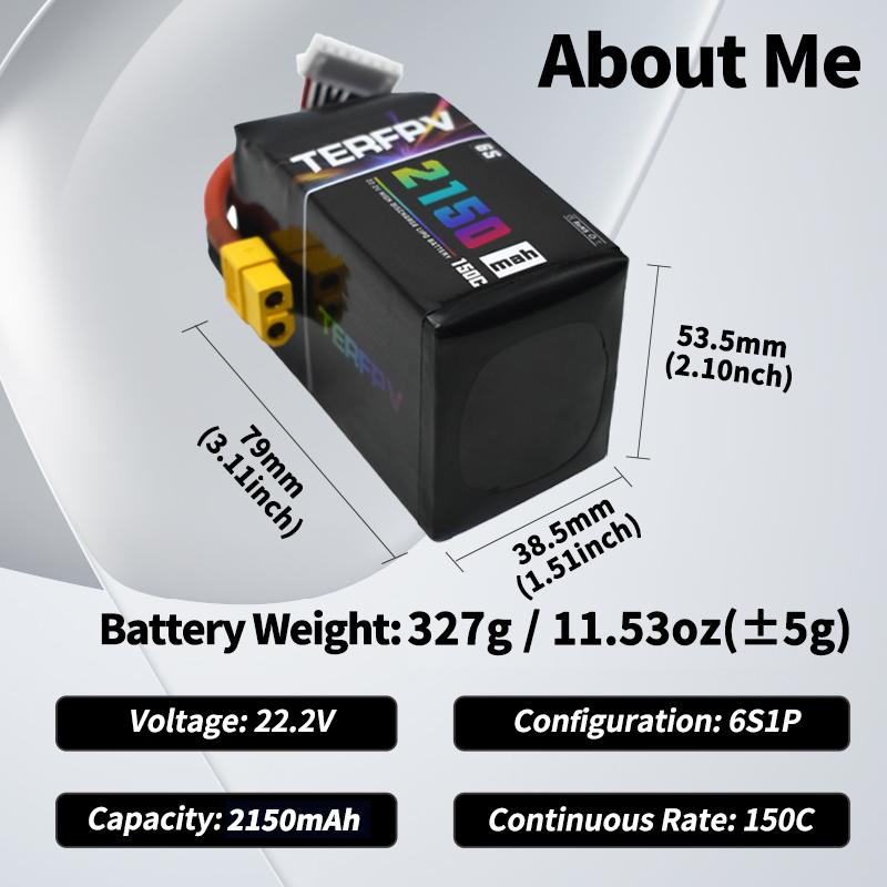 TERFPV Lipo Battery 6S 22.2V 1 – обзор и цена Drone Battery Lipo
