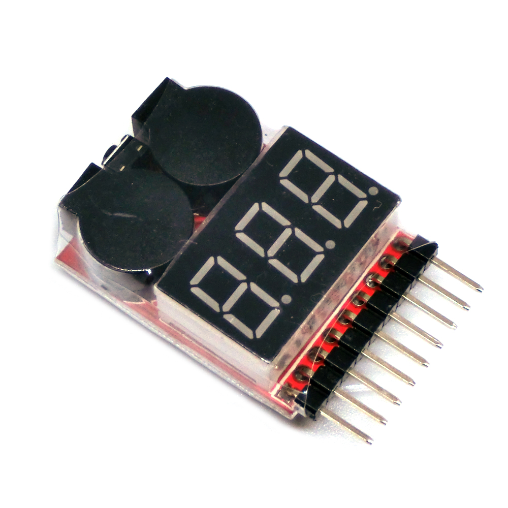 For 1S/2s/3s/4s/5s/6s/7s/8s Lo – обзор и цена Drone Battery Alarm