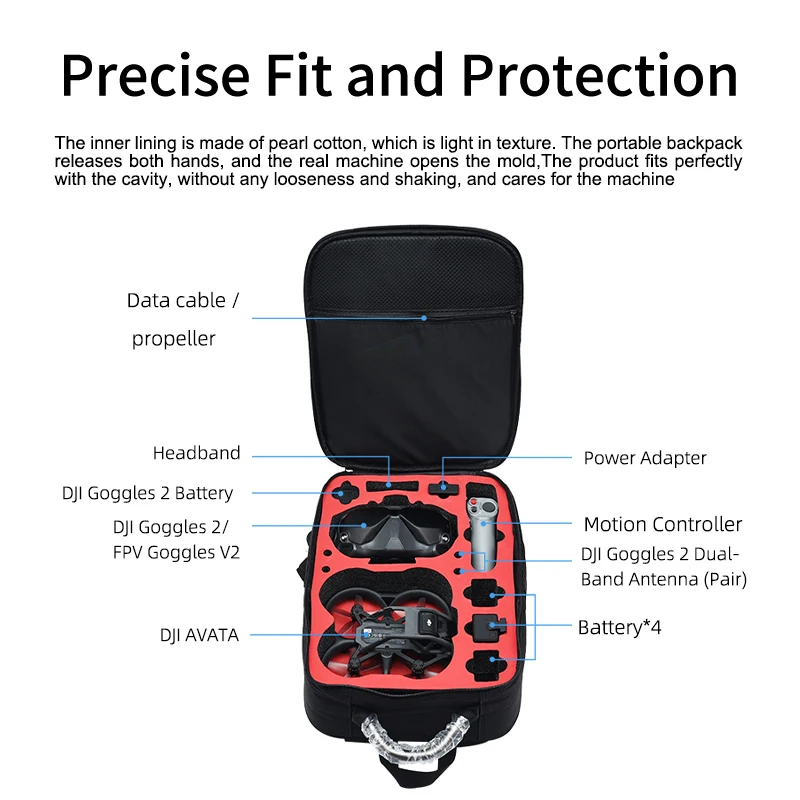 Portable Case Backpack Nylon W – обзор и цена Drone Battery Bag