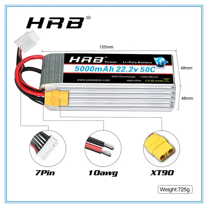 HRB Lipo Battery 2~6S 2200mah/ – обзор и цена Drone Battery 6S
