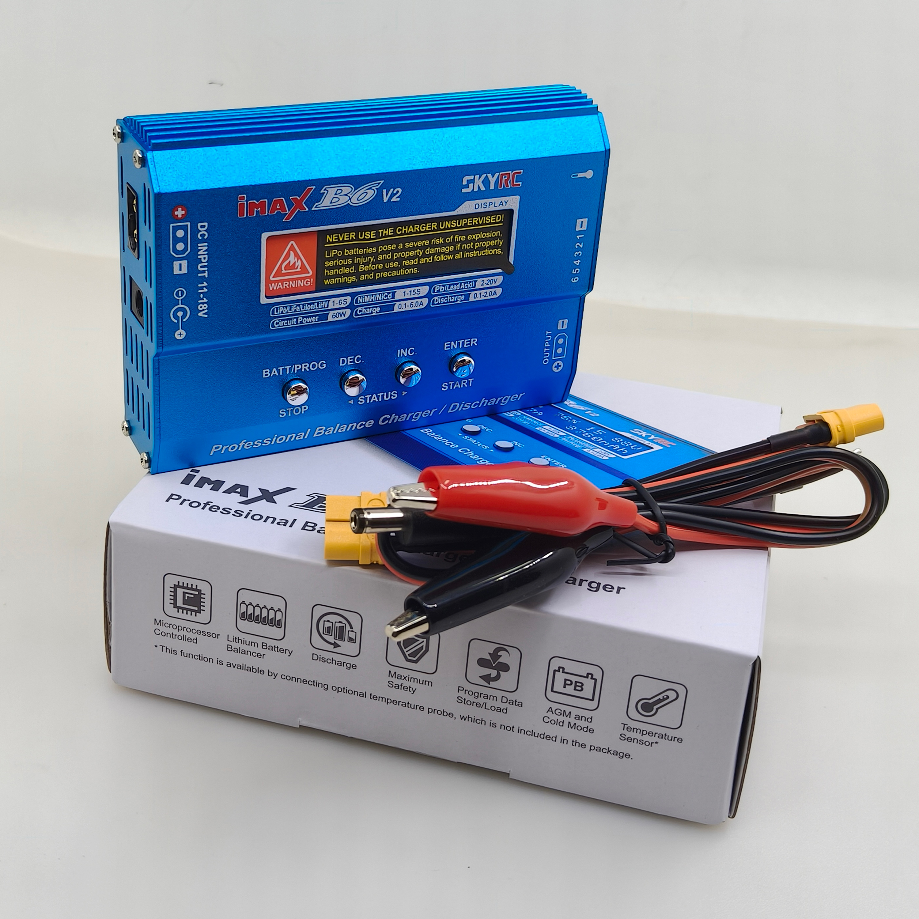 IMAX B6 / B6AC 80W T/XT60plug  – обзор и цена Drone Battery Balance Charger