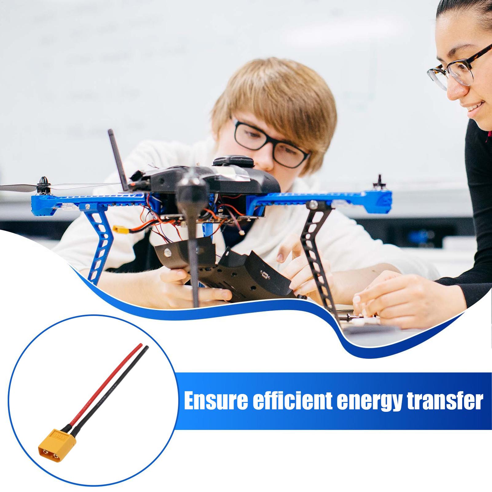 XT60 Male/Female Extension Cab – обзор и цена Drone Battery Connector