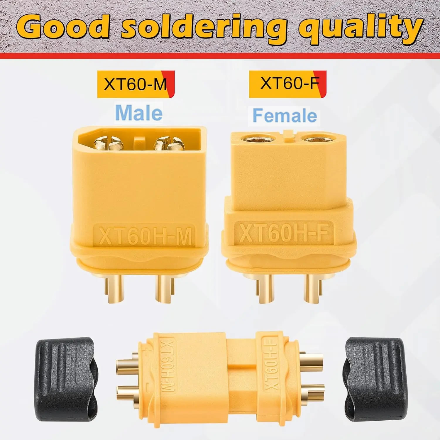 XT60 Connector Plug with Sheat – обзор и цена Drone Battery Connector