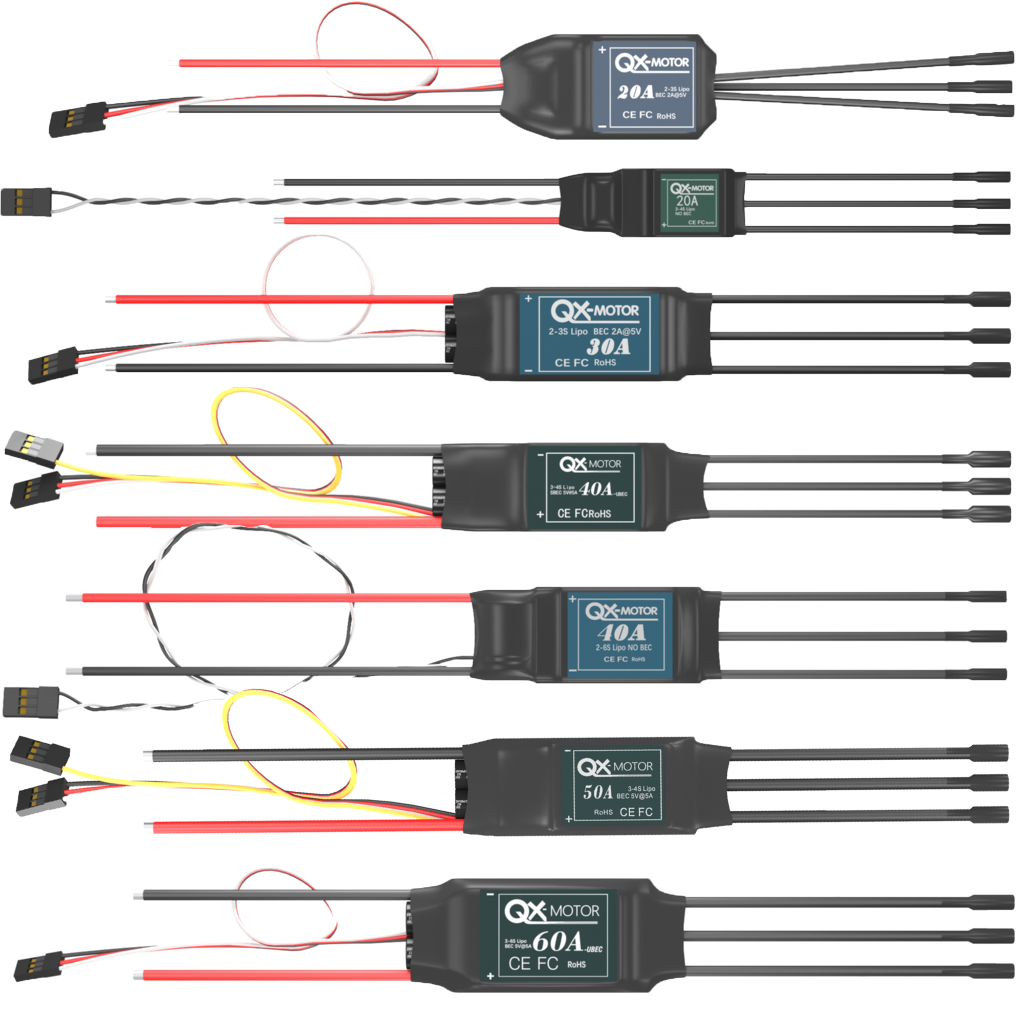 QX-MOTOR Brushless ESC series  – обзор и цена Drone Battery Plate