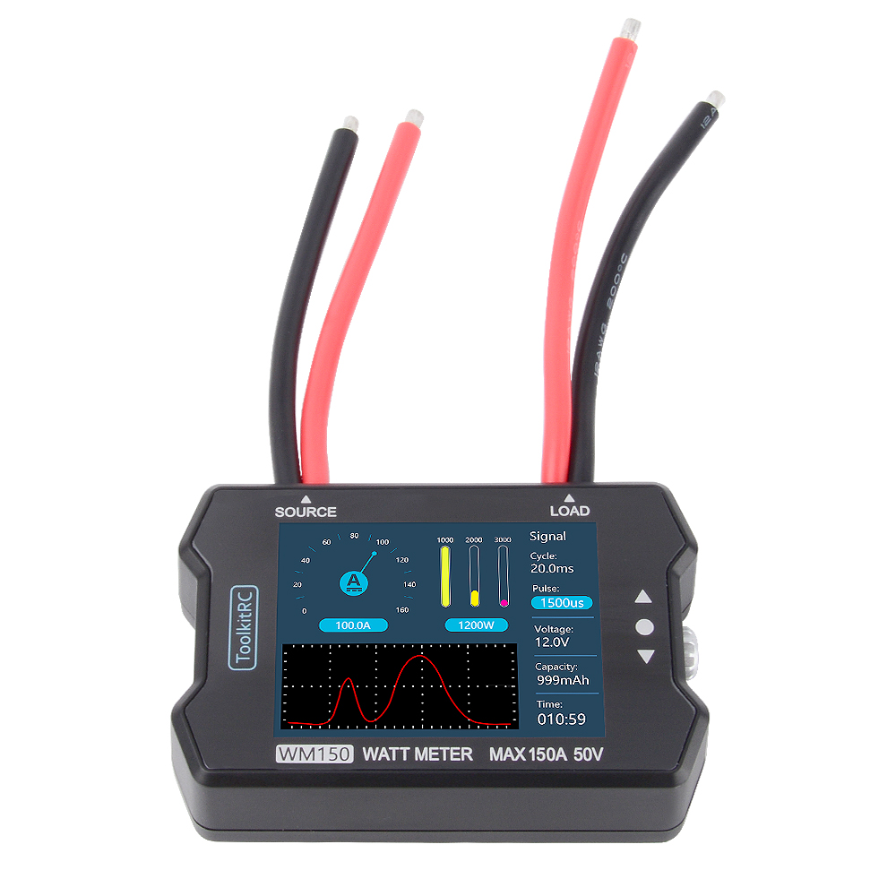 ToolkitRC WM150 150A 50V Watt  – обзор и цена Drone Battery Voltage Checker