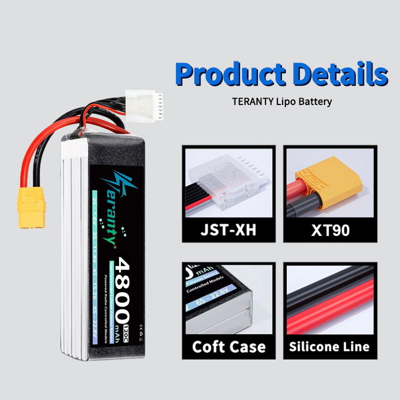 TERANTY 6S 4800mAh Lipo Batter – обзор и цена Drone Battery Plate