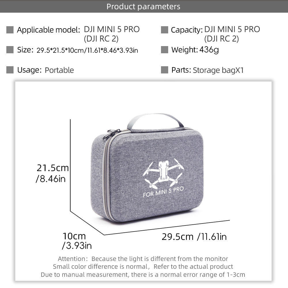 Storage Carry Case for DJI Min – обзор и цена Drone Battery Bag