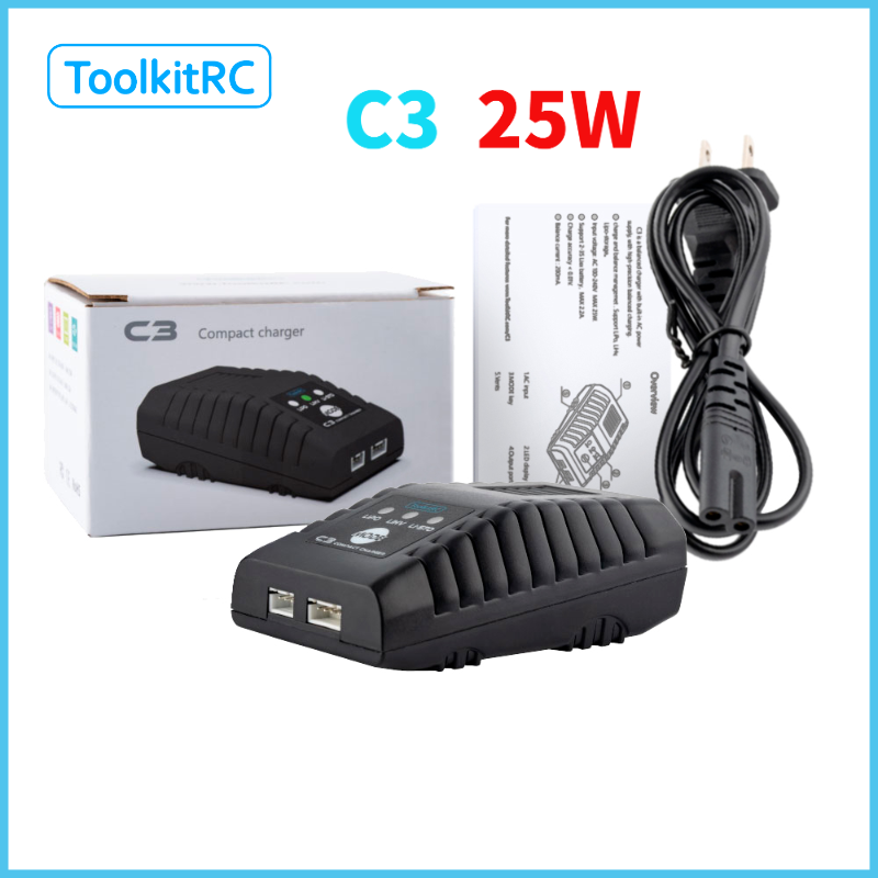 ToolkitRC C3 Balance Charger 2 – обзор и цена Drone Battery 3S