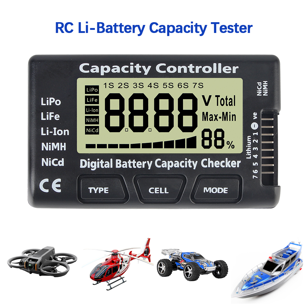 For Li-ion LiFe Nimh Nicd Lipo – обзор и цена Drone Battery Voltage Checker