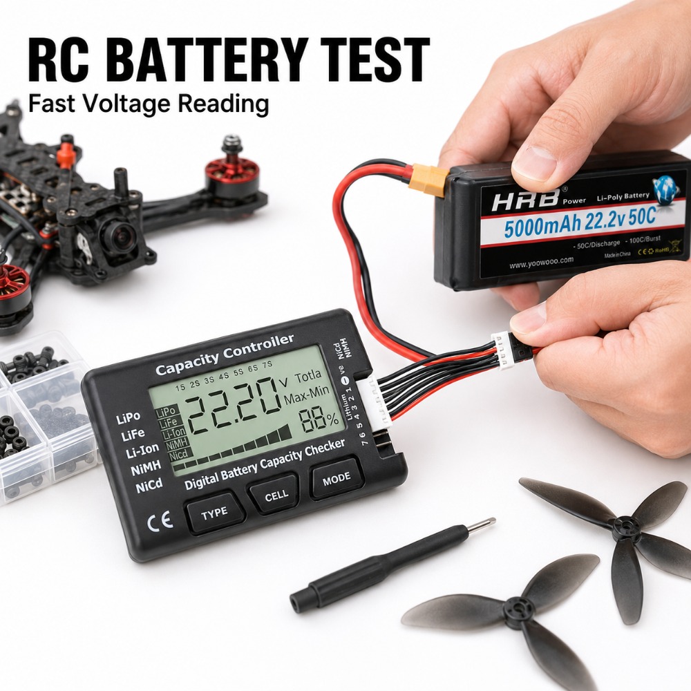 Battery Capacity Checker Digit – обзор и цена Drone Battery Voltage Checker