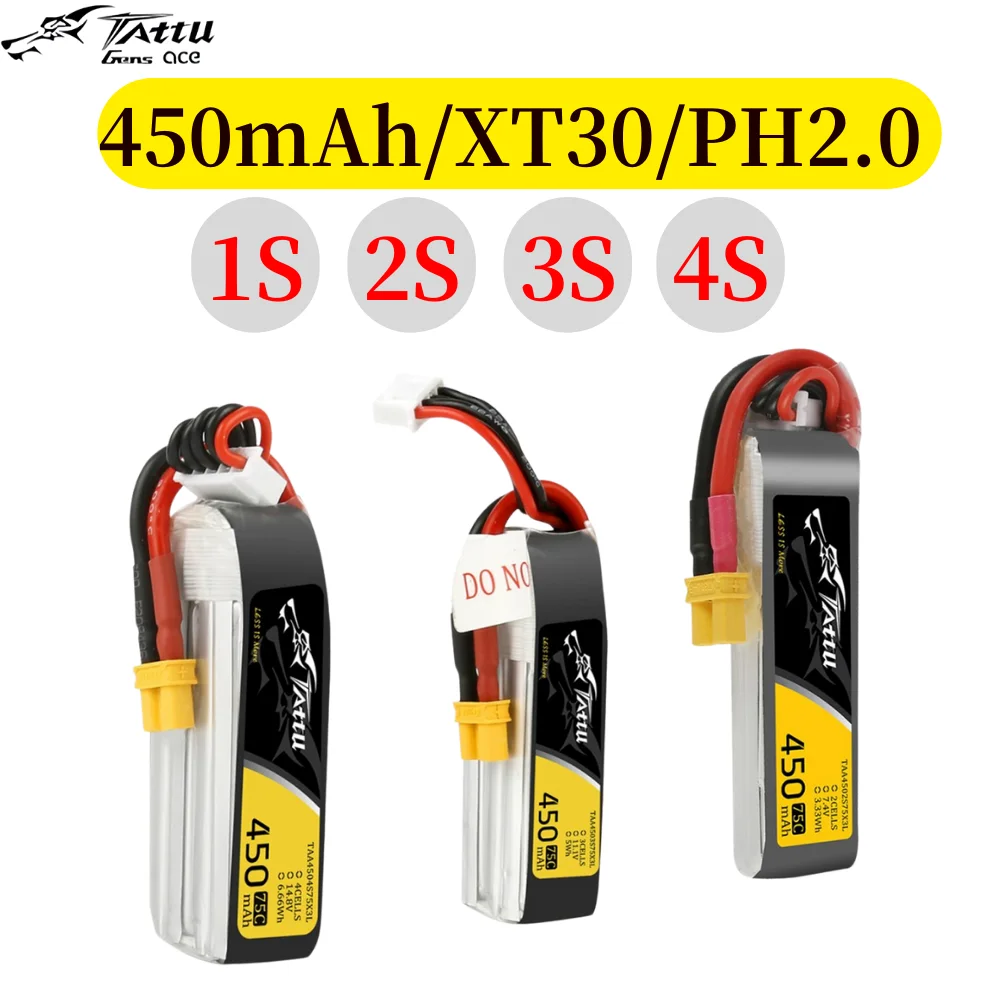 Ace Tattu Lipo Battery 7.4V 7. – обзор и цена Drone Battery 4S