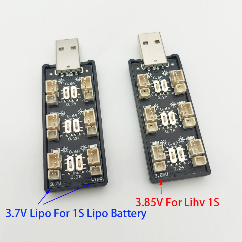 6CH USB 1S LiPo/LiHv 3.7V/4.2V – обзор и цена Drone Battery Connector