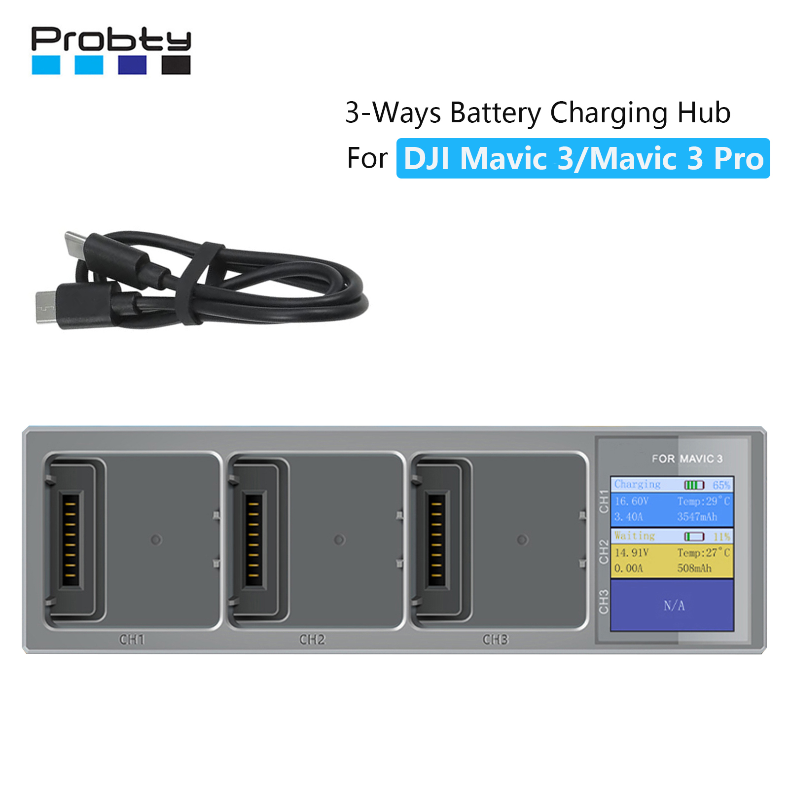 New 3 In 1 Charging Hub for DJ – обзор и цена Drone Battery Balance Charger