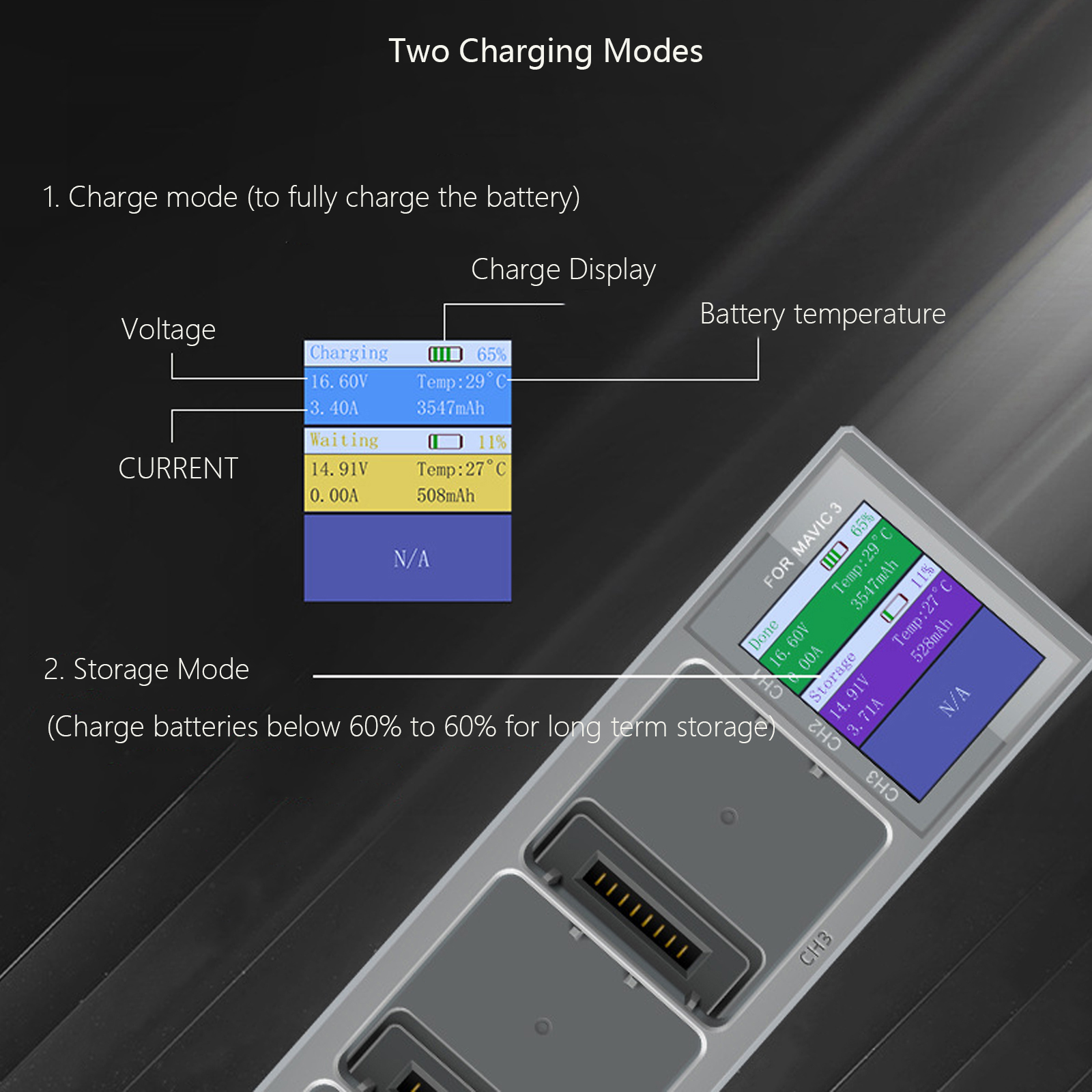 New 3 In 1 Charging Hub for DJ – обзор и цена Drone Battery Balance Charger