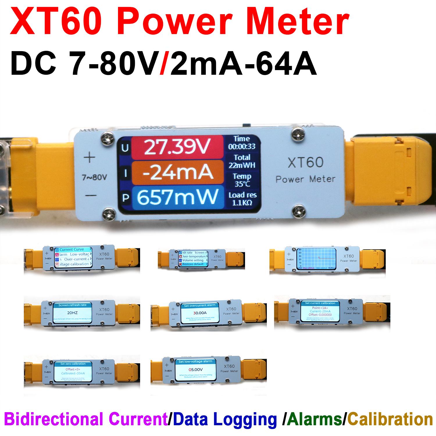 DC 7-80V 64A Bidirectional Pow – обзор и цена Drone Battery Alarm