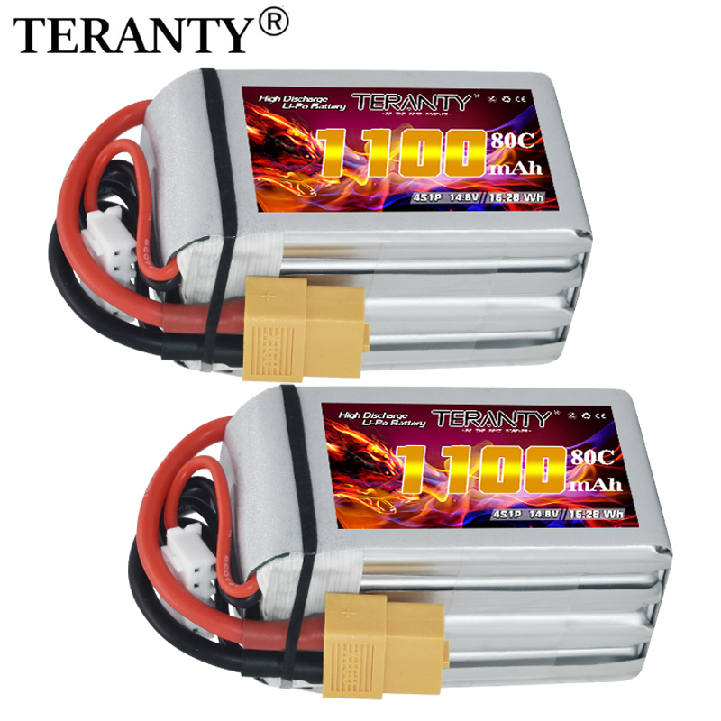 TERANTY 4S 1100mAh 80C/160C Li – обзор и цена Drone Battery Plate