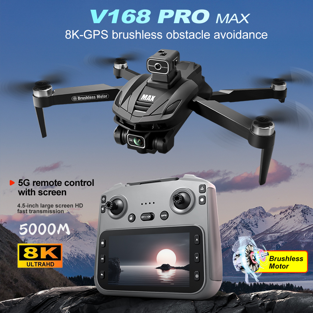 V168 PRO Max GPS Drone 8K Prof – обзор и цена Drone Battery Box