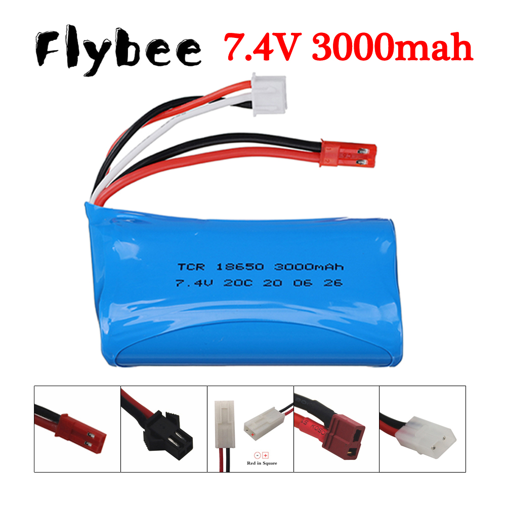 7.4V 3000mAh 18650 Li-ion Bate – обзор и цена Drone Battery Lipo