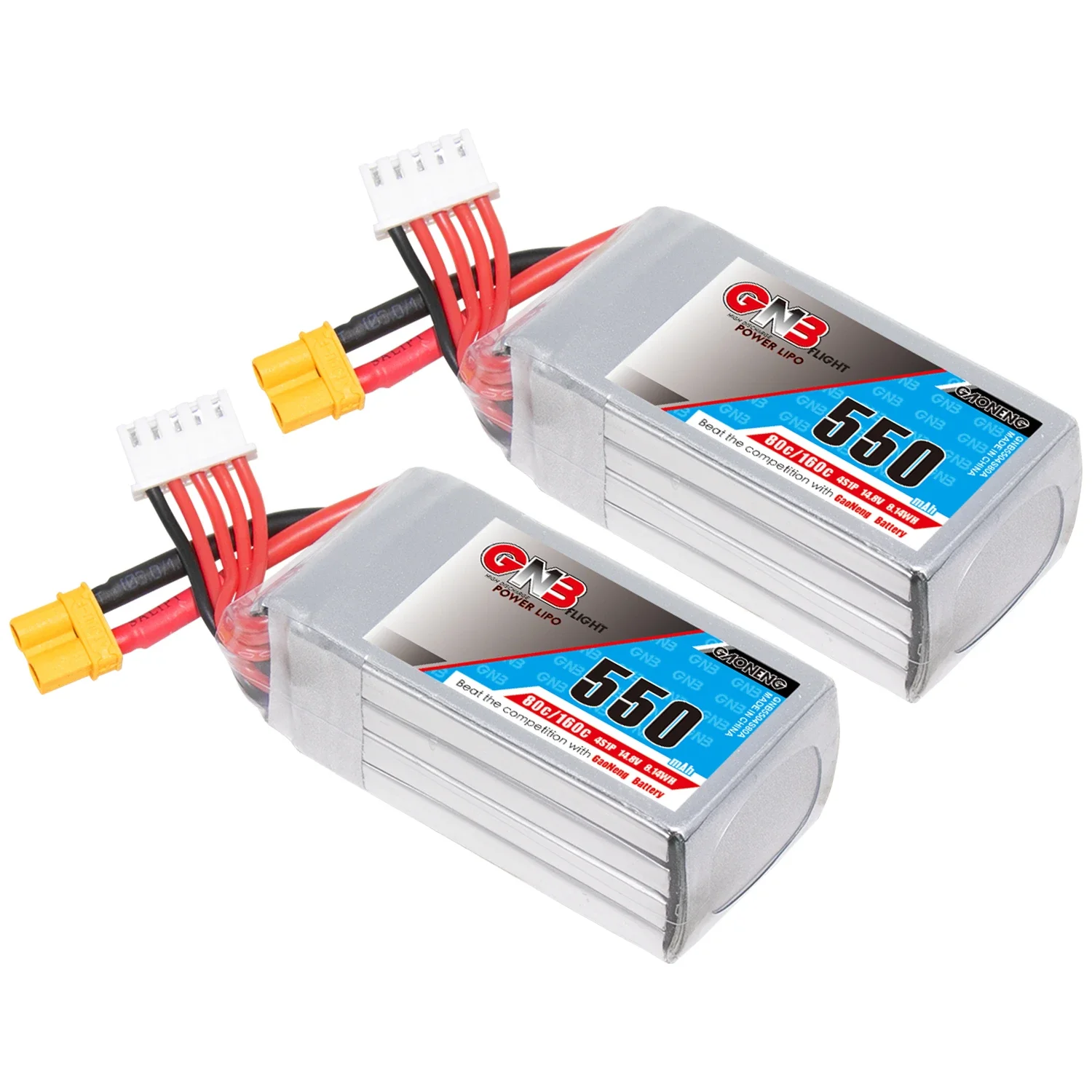 550mAh 4S 14.8V 80C with XT30  – обзор и цена Drone Battery 4S