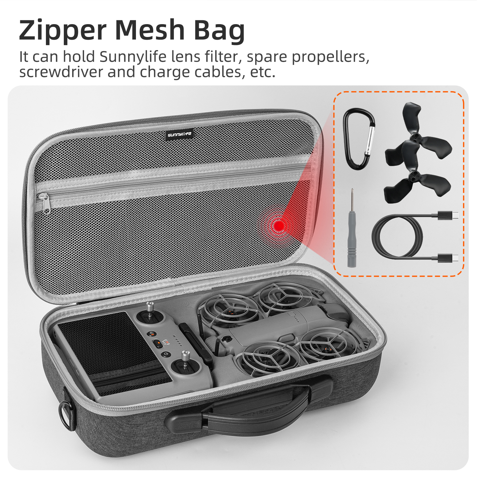 Carrying Case for DJI NEO 2 Dr – обзор и цена Drone Battery Bag
