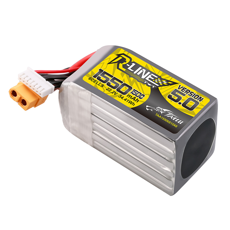 TATTU-R-LINE 5.0 22.2V 1550mAh – обзор и цена Drone Battery Plate