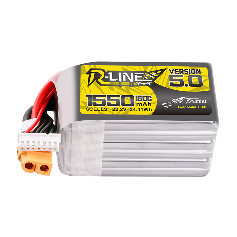 TATTU-R-LINE 5.0 22.2V 1550mAh – обзор и цена Drone Battery Plate
