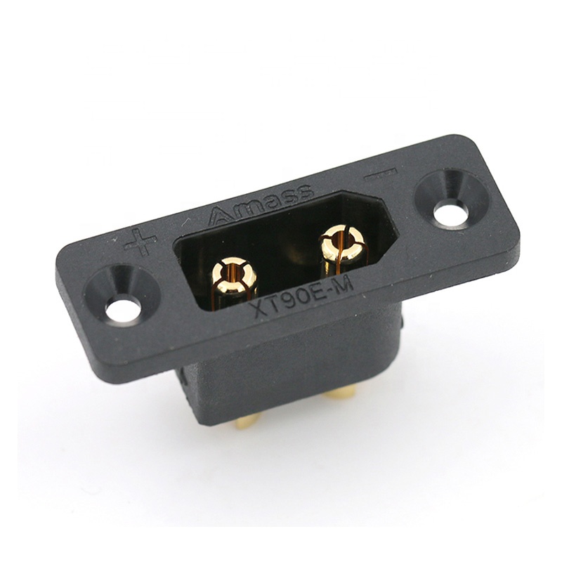 30PCSAmass Black XT90E-M Panel – обзор и цена Drone Battery Connector