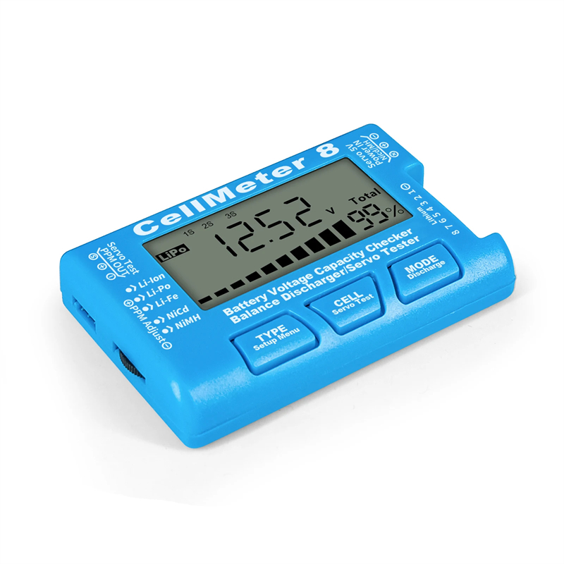 CellMeter 8 Digital Battery Ca – обзор и цена Drone Battery Voltage Checker