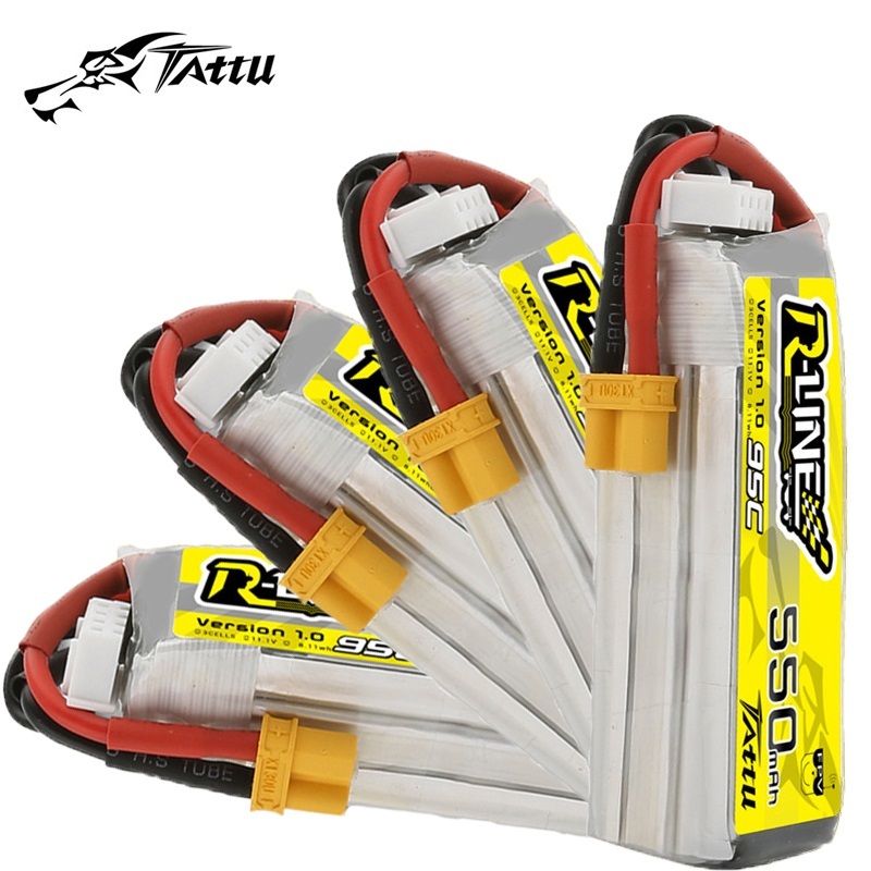 Upgrade TATTU R-LINE 1.0 550mA – обзор и цена Drone Battery 3S