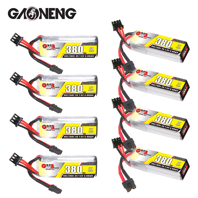 GNB 2S 7.6V 380mAh 90C/180C Li – обзор и цена Drone Battery Lipo