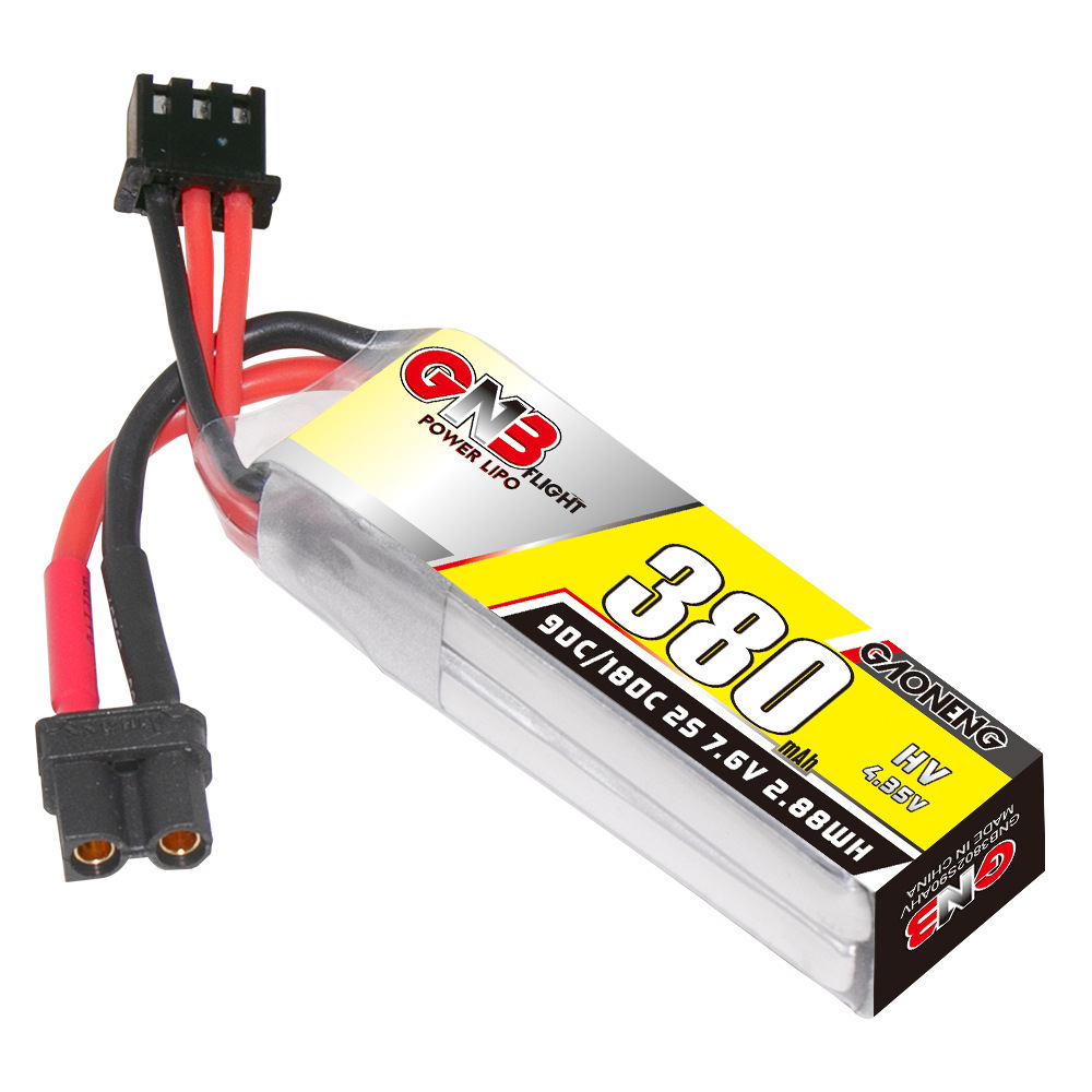 GNB 2S 7.6V 380mAh 90C/180C Li – обзор и цена Drone Battery Lipo
