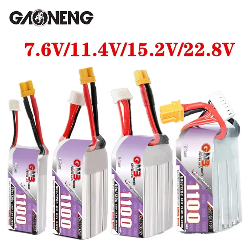 GNB 1100mAh 2S 3S 4S 6S 60C/12 – обзор и цена Drone Battery 3S