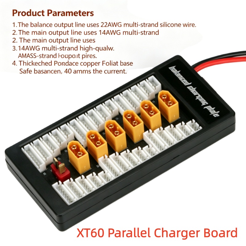 6 in 1 XT60 Parallel Charging  – обзор и цена Drone Battery Parallel Board