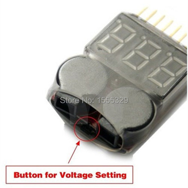 2Pcs 1S-8S LiPo Battery Voltag – обзор и цена Drone Battery Voltage Checker