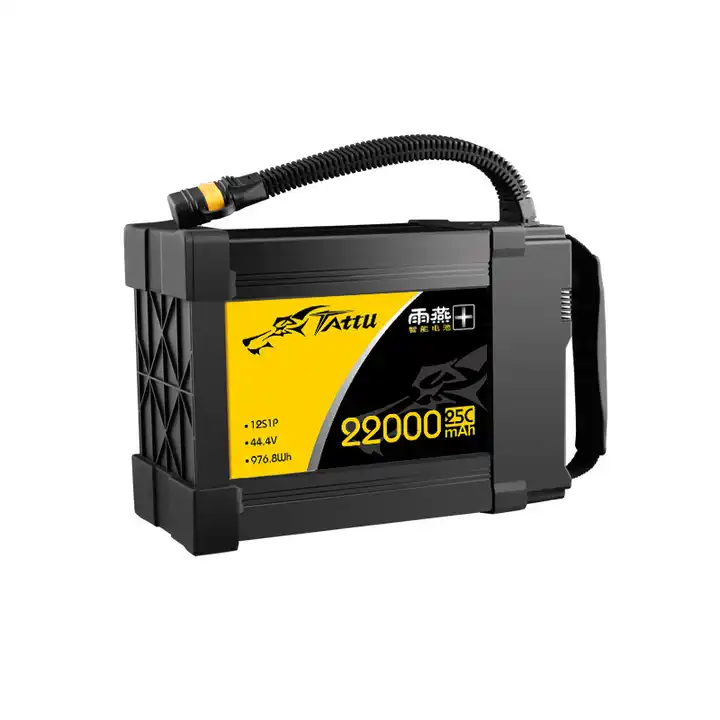 TATTU 22000mAh 44.4V 12s smart – обзор и цена Drone Battery Smart