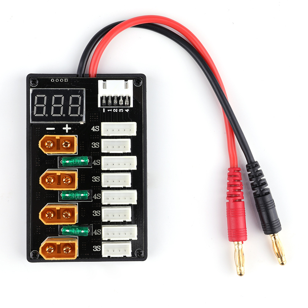 XT60 Plug 3S 4S Lipo Battery P – обзор и цена Drone Battery Parallel Board