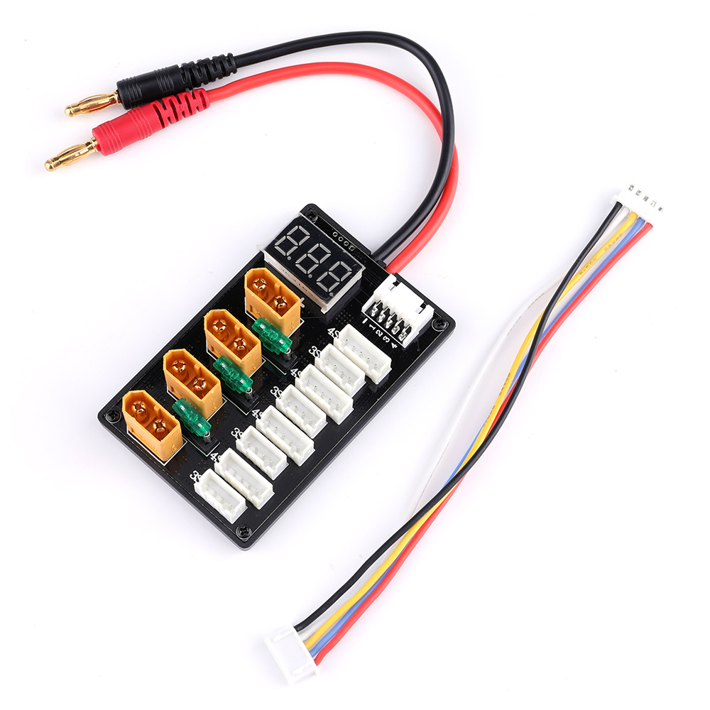 XT60 Plug 3S 4S Lipo Battery P – обзор и цена Drone Battery Parallel Board