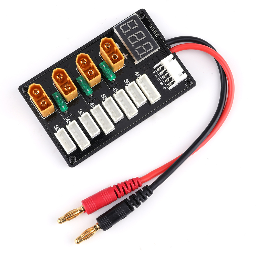 XT60 Plug 3S 4S Lipo Battery P – обзор и цена Drone Battery Parallel Board