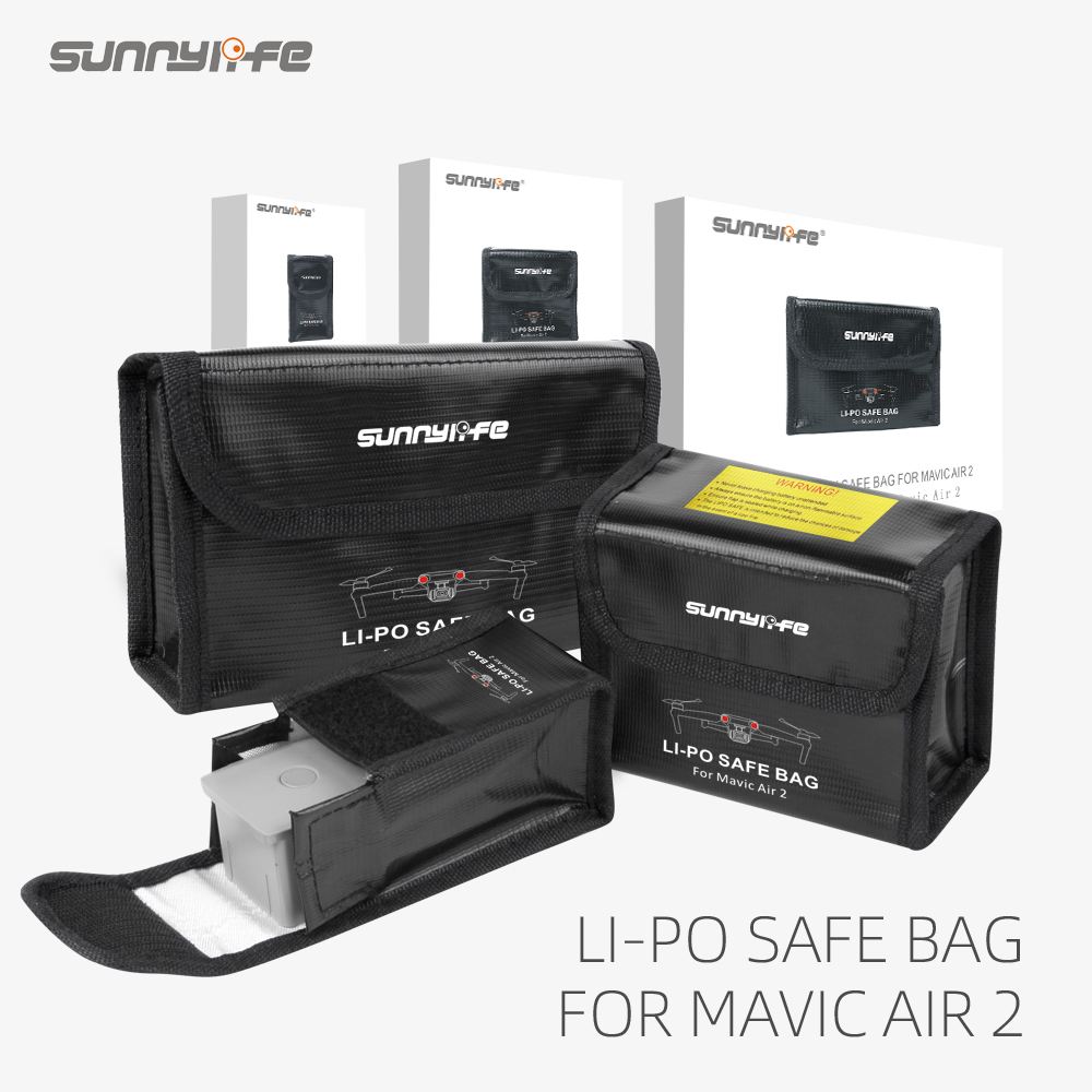 For DJI AIR 2S LiPo Safe Bag E – обзор и цена Drone Battery Bag