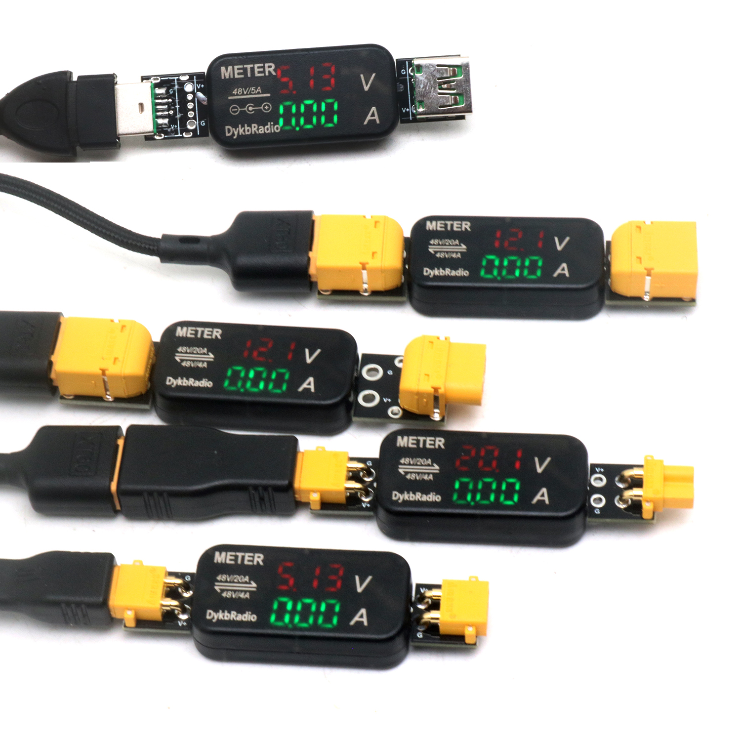 20A USB XT60 XT30 Voltmeter Am – обзор и цена Drone Battery Voltage Checker