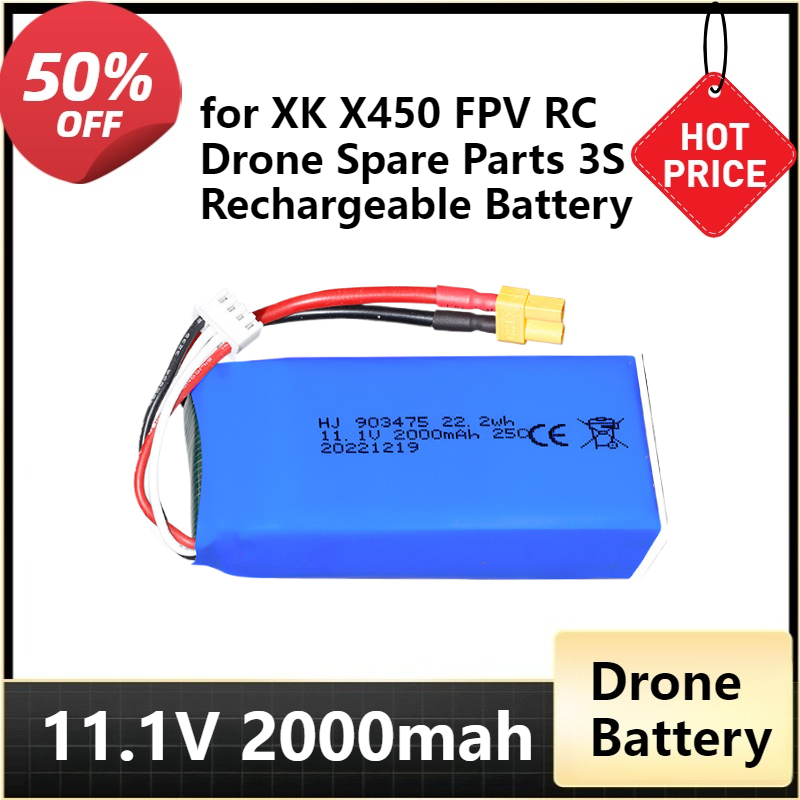 XT30 Plug 11.1v 2000mAh Lipo B – обзор и цена Drone Battery 3S