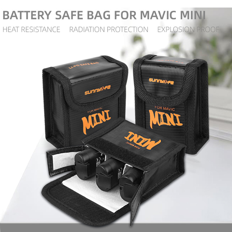 Battery Safe Bag for DJI MINI  – обзор и цена Drone Battery Bag
