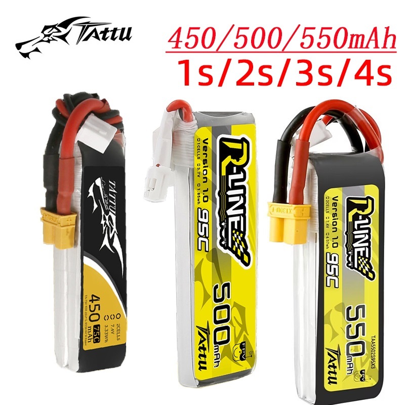 3Pcs NEW TATTU 450/500/550mAh  – обзор и цена Drone Battery Lipo