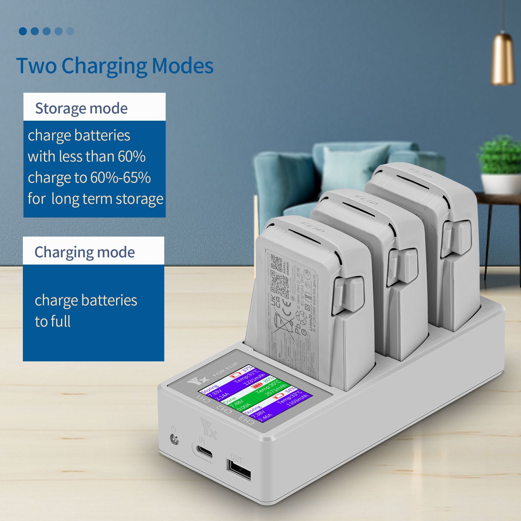 3 IN 1 Battery Charger For DJI – обзор и цена Drone Battery Parallel Board