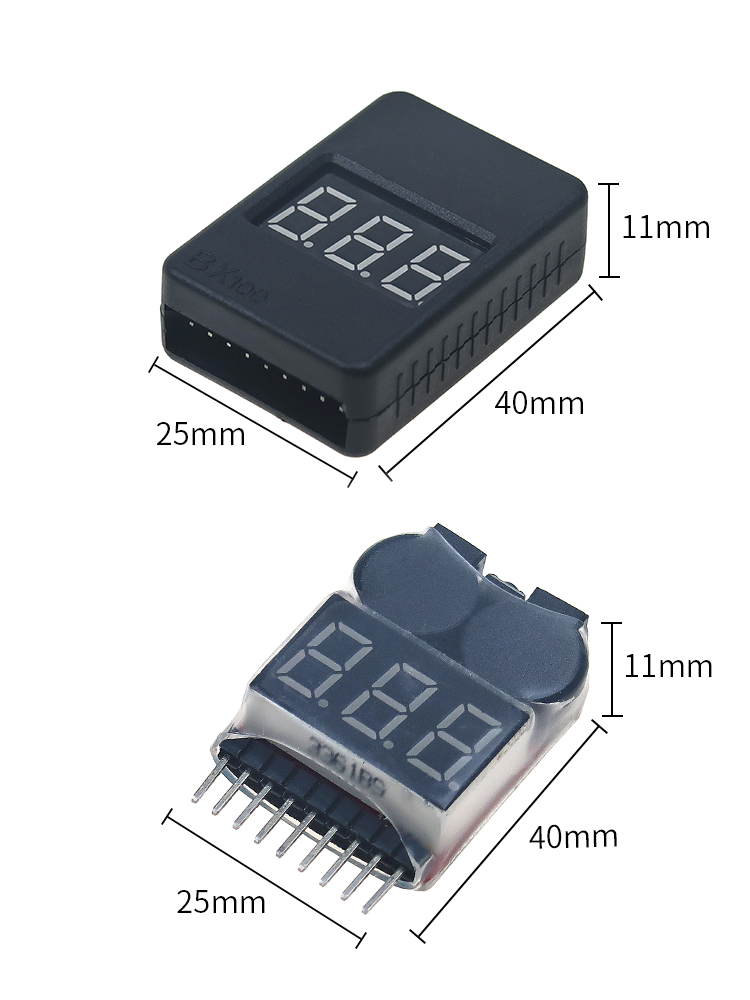 1-8S Battery Voltage Tester Al – обзор и цена Drone Battery Alarm