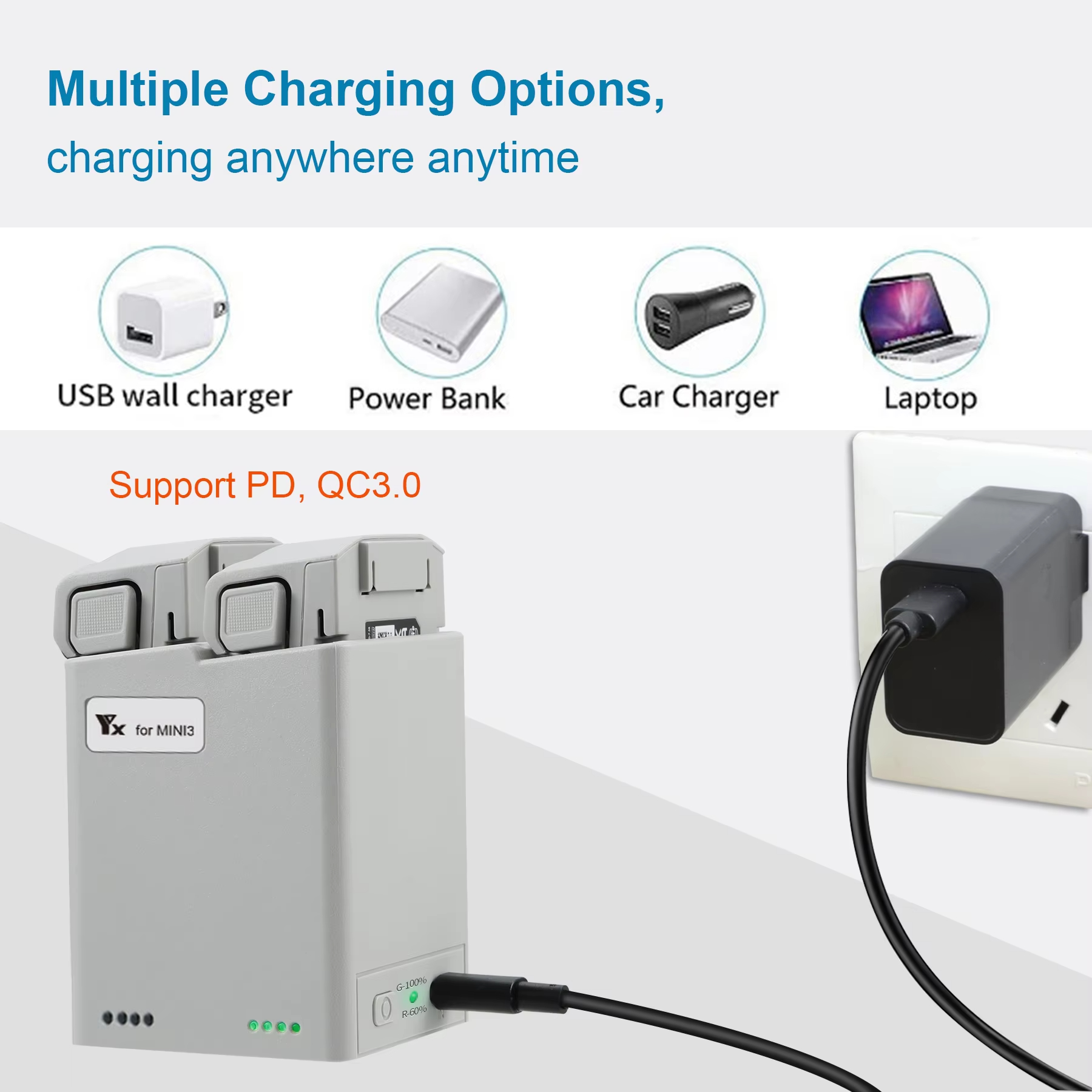 For DJI Mini 3Pro/4Pro Battery – обзор и цена Drone Battery Balance Charger