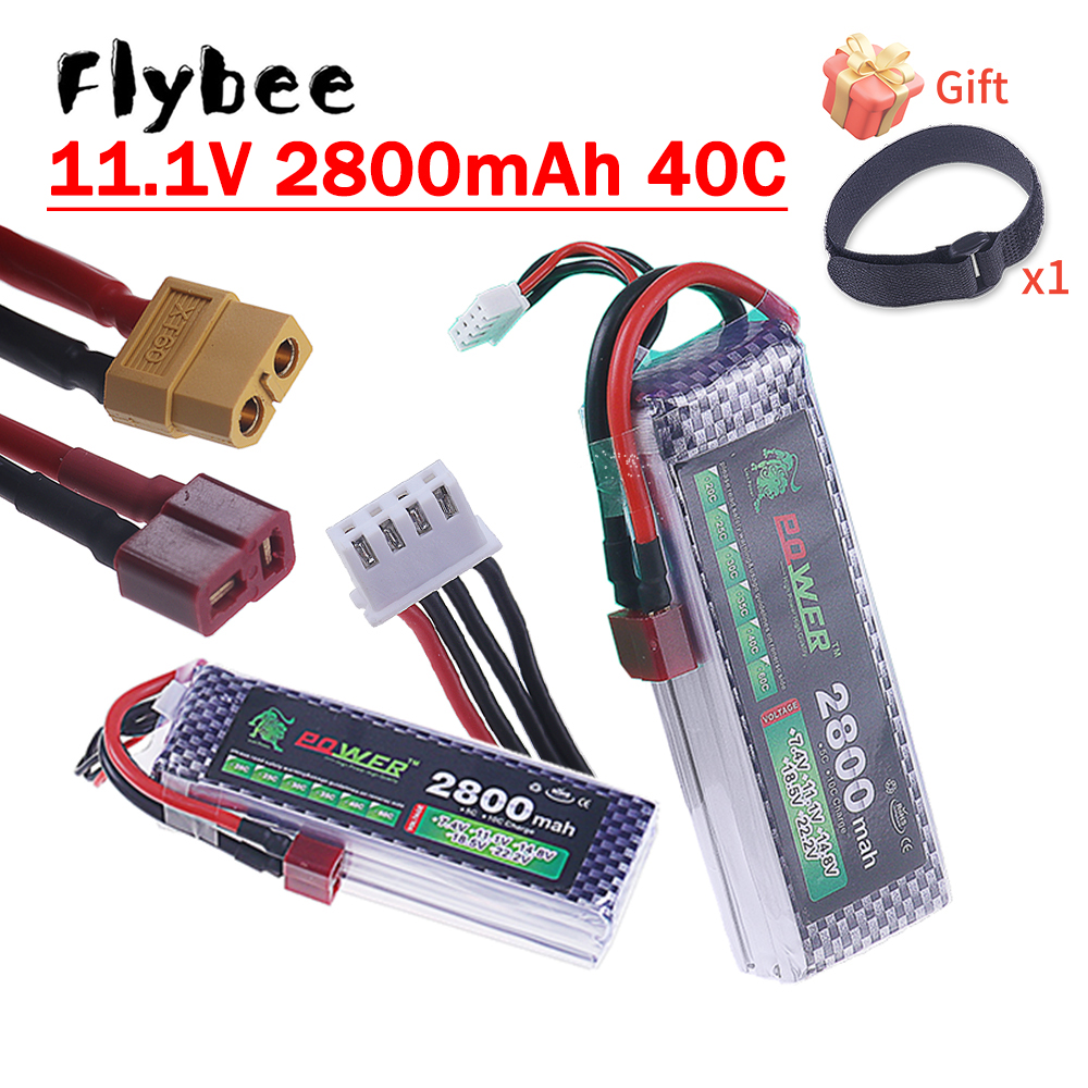 2800mAh 3S 11.1V 40C FPV Drone – обзор и цена Drone Battery 3S